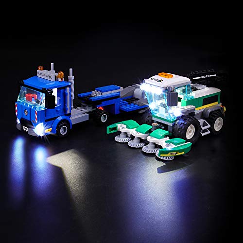 LIGHTAILING Conjunto de Luces (City Great Vehicles Transporte de la Cosechadora) Modelo de Construcción de Bloques - Kit de luz LED Compatible con Lego 60223 (NO Incluido en el Modelo)