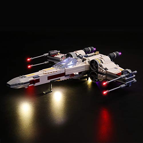 LIGHTAILING Conjunto de Luces (Star Wars Caza Estelar ala-x) Modelo de Construcción de Bloques - Kit de luz LED Compatible con Lego 75218 (NO Incluido en el Modelo) LIGHTAILING Conjunto de Luces (Star Wars Caza Estelar ala-x) Modelo de Construcción de Bloques - Kit de luz LED Compatible con Lego 75218 (NO Incluido en el Modelo)