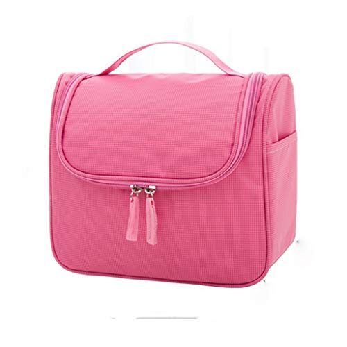 LiKin Estuche cosmético, bolsa de lavado de viaje Bolsa de almacenamiento portátil de viaje de viaje Bolsa de acabado de maquillaje impermeable y resistente al desgaste (color : Pink)