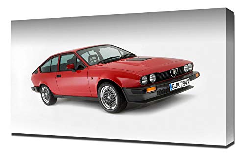 Lilarama 1983-Alfa-Romeo-GTV6-V1-1080 - Cuadro sobre lienzo, impresión Giclée