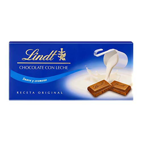 Lindt – Tableta de chocolate con leche, 125 g Lindt – Tableta de chocolate con leche, 125 g