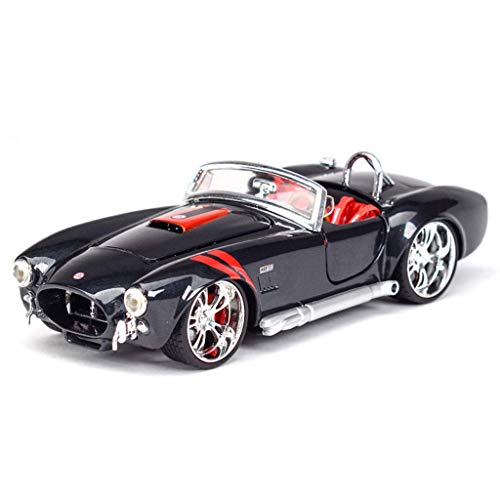 LIUCHANG 1:24 Modelo de Coche Ford Mustang Shelby Cobra 427 Simulación de aleación Modelo de Coche decoración colección Modelo (Color: Negro) liuchang20