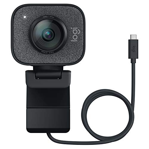 Logitech StreamCam, Cámara Web con USB-C para Streaming de vídeo y creación de Contenido, Vídeo Vertical Full HD 1080p a 60 fps, Versatilidad demontaje, para Youtube, Gaming Twitch, PC/Mac, Negro Logitech StreamCam, Cámara Web con USB-C para Streaming de vídeo y creación de Contenido, Vídeo Vertical Full HD 1080p a 60 fps, Versatilidad demontaje, para Youtube, Gaming Twitch, PC/Mac, Negro