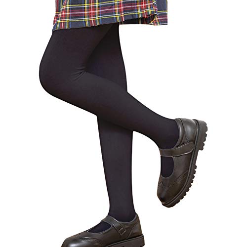 LOLANTA Pantalones de invierno para niñas Leggings cálidos Medias opacas de vellón grueso (negro, 6-8 años) LOLANTA Pantalones de invierno para niñas Leggings cálidos Medias opacas de vellón grueso (negro, 6-8 años)