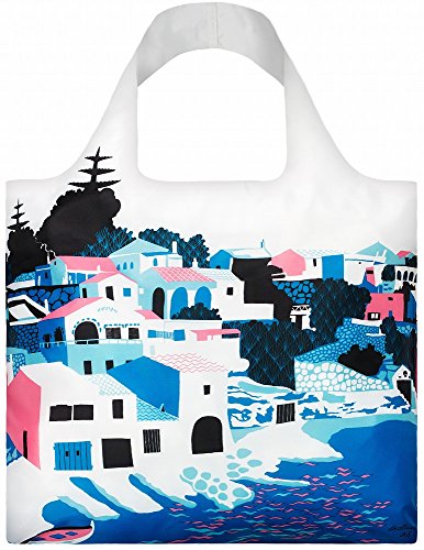 LOQI LOQI Alice Stevenson Bay Bag Bolso de Viaje, 52 cm, Azul (Bay)