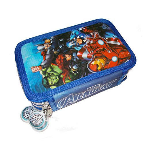 Los Vengadores- Plumier 3 Cremalleras Avengers PVC Patch+Clamshell, Color 0 (AST1775) Los Vengadores- Plumier 3 Cremalleras Avengers PVC Patch+Clamshell, Color 0 (AST1775)