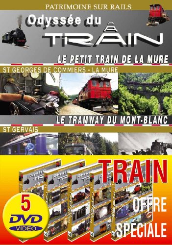 Lot 5 DVD Odyssée du train : 15 Films 7h50 d'images