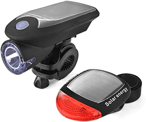 Mafiti Luz Bicicleta Recargable USB, Linterna Bicicleta Impermeable con Luz Bicicleta Delantera, Campana y Luz Trasera Bicicleta, Luz LED Bicicleta