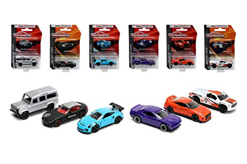 Majorette 2053052 vehículo de juguete - Vehículos de juguete (Multicolor, Interior / exterior, 3 año(s), Niño, 18 pieza(s), Motor (de fricción) hacia delante)