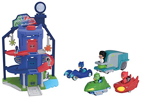 Majorette - Pj Masks - Garage Quartier General Pyjamasques + 4 Véhicules , color/modelo surtido Majorette - Pj Masks - Garage Quartier General Pyjamasques + 4 Véhicules , color/modelo surtido
