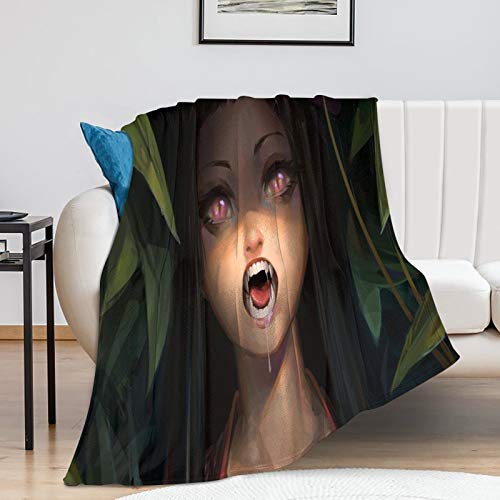 Manta infantil anime demonio slayer manta manta para cama (80 x 100 cm)