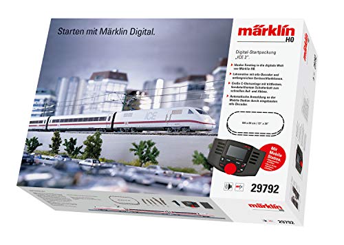 Märklin ICE 2 HO (1:87) modelo de ferrocarril y tren - modelos de ferrocarriles y trenes (HO (1:87), 16.5 mm, Niño/niña, Negro, Rojo, Color blanco, Corriente alterna, 726 mm)