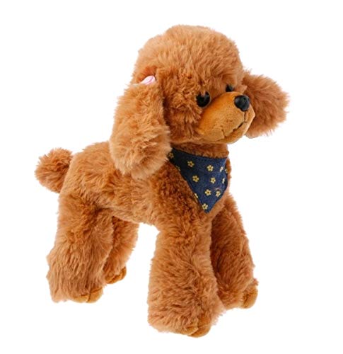 Marni's - Peluche Cachorro Perro de Lana (Caniche) - 25cm de Alto - Bonito Perrito Muy Suave con Flores y pañuelo, Cumpleaños o Reyes para niñas Marni's - Peluche Cachorro Perro de Lana (Caniche) - 25cm de Alto - Bonito Perrito Muy Suave con Flores y pañuelo, Cumpleaños o Reyes para niñas