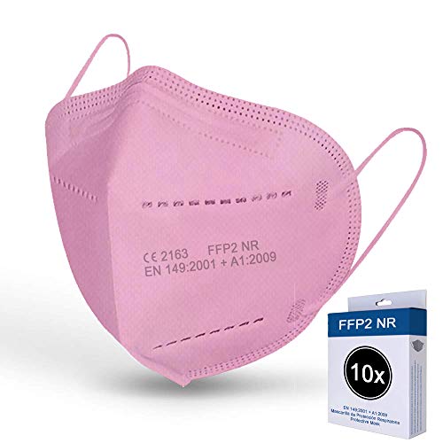 Mascarilla FFP2 Rosa Homologada 10 pcs HISTOKIT (10, PINK)