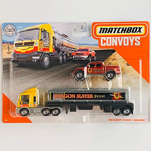 Matchbox Convoys Series MBX Cabover & Tanker con Badlander Matchbox Convoys Series MBX Cabover & Tanker con Badlander