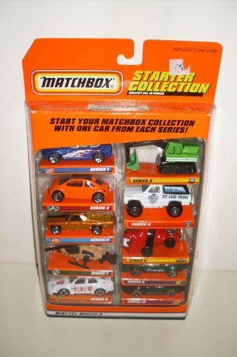 Matchbox Starter Collection- Collect All 10 Series by Matchbox