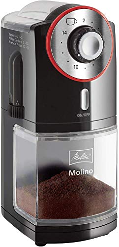 Melitta 1019-01 molinillos de cafe, 100 W, 0.2 kg, Negro/Rojo Melitta 1019-01 molinillos de cafe, 100 W, 0.2 kg, Negro/Rojo
