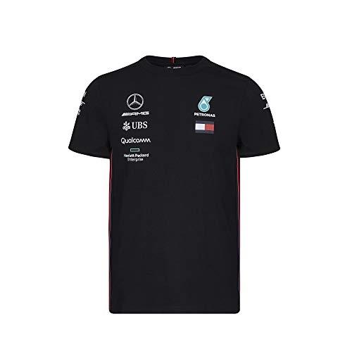 Mercedes-AMG Petronas Motorsport 2019 F1™ Camiseta del Equipo Negra Hombre (Black, S)