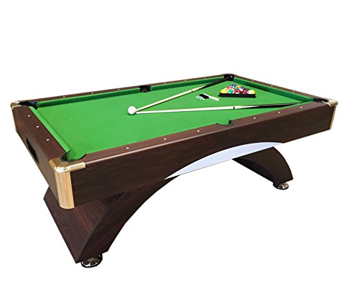 Mesa de billar 8FT juegos de billar Modelo LEONIDA Carambola Medición 220 x 110 cm Verde Mesa de billar 8FT juegos de billar Modelo LEONIDA Carambola Medición 220 x 110 cm Verde