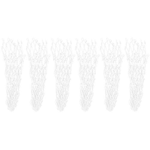 Mesa de Billar Bolsillo Hilo de algodón Billar Bolsa de Malla 6PCS/Set para Billar Billar(Blanco) Mesa de Billar Bolsillo Hilo de algodón Billar Bolsa de Malla 6PCS/Set para Billar Billar(Blanco)