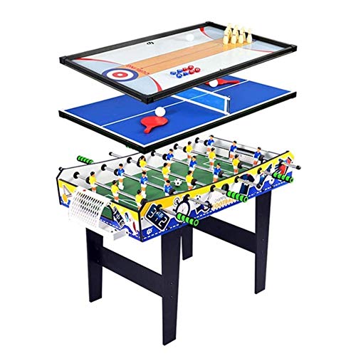 Mesa Multijuegos Billar Combo 4 en 1 Multi Juego Mesa mesa Mesa Mini Ball Steady Pool Table, Mesa de Shuffleboard, Mesa de Foosball de Fútbol, Mesa de Penis de Mesa Play para niños Deportes Regalo d Mesa Multijuegos Billar Combo 4 en 1 Multi Juego Mesa mesa Mesa Mini Ball Steady Pool Table, Mesa de Shuffleboard, Mesa de Foosball de Fútbol, Mesa de Penis de Mesa Play para niños Deportes Regalo d