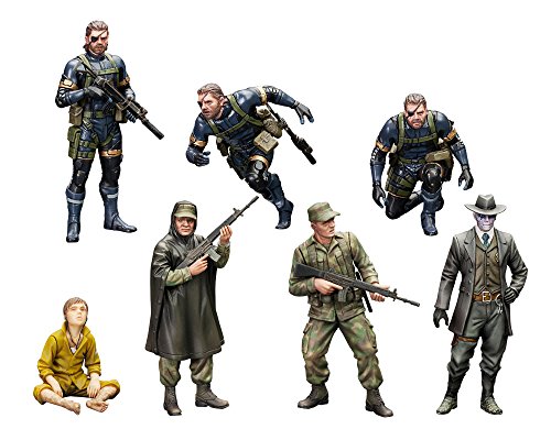 Metal Gear Solid V Figuras Plastic Model Kit 1/35 Metal Gear Solid Ground Zero Set 5 cm