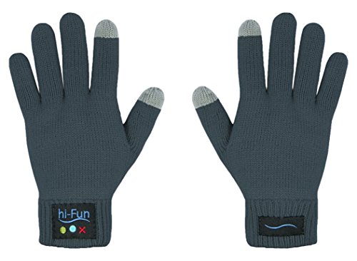 Midland Hi-Call - Guantes táctiles para hombre, gris Midland Hi-Call - Guantes táctiles para hombre, gris