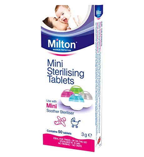 Milton Mini Tabletas Esterilizadoras - Pastillas para esterilizar y desinfectar la Copa Menstrual Sileu - Ideales para usar con el Esterilizador Plegable Sileu - 200 Mini Tabletas Milton Mini Tabletas Esterilizadoras - Pastillas para esterilizar y desinfectar la Copa Menstrual Sileu - Ideales para usar con el Esterilizador Plegable Sileu - 200 Mini Tabletas