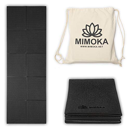 Mimoka - Esterilla Yoga Antideslizante Gruesa Plegable - Yoga Mat - Pilates - Ideal para Abdominales en casa - Colchoneta Fitness de 8 mm de Grosor y 183 x 61 cm Mimoka - Esterilla Yoga Antideslizante Gruesa Plegable - Yoga Mat - Pilates - Ideal para Abdominales en casa - Colchoneta Fitness de 8 mm de Grosor y 183 x 61 cm