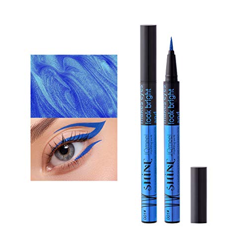 Mimore Delineador de ojos líquido colorido,Lápiz delineador de ojos Impermeable Brillante Delineador de ojos metálico de larga duración Brillo Cosméticos para ojos Herramientas de maquillaje (01) Mimore Delineador de ojos líquido colorido,Lápiz delineador de ojos Impermeable Brillante Delineador de ojos metálico de larga duración Brillo Cosméticos para ojos Herramientas de maquillaje (01)