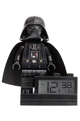 Minifigura de Darth Vader con Reloj sobre Base con Sonido característico LEGO Star Wars