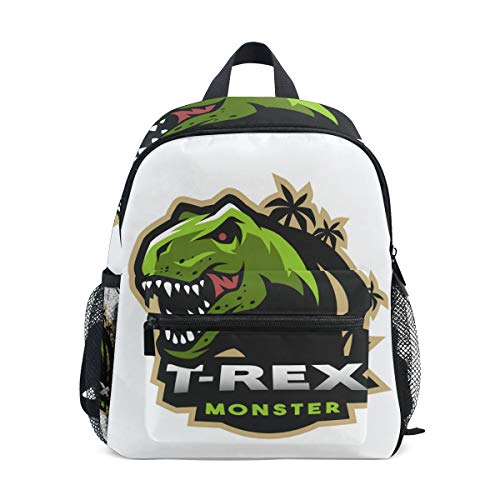 Mochila para niños Dinosaurio T-Rex Kindergarten Preescolar Bolsa para niñas de niños pequeños