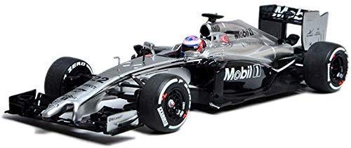 Modelo de Auto 2014 McLaren MP4-29 Barton Mini Cut 01:43 F1 Racing Modelo simulado aleación Coche Regalo del Muchacho/Muchacha (Color : Silver, Size : 12cm*4.5cm*3.5cm)