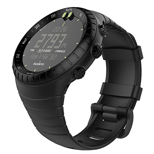 MoKo Banda de Reloj para Suunto Core, Clásico Reemplazo Suave Puño/Pulsera con Cierre de Metal para Suunto Core Smart Watch, se Ajusta a la Muñeca de 5.51 "-9.06" (140mm-230mm), Negro MoKo Banda de Reloj para Suunto Core, Clásico Reemplazo Suave Puño/Pulsera con Cierre de Metal para Suunto Core Smart Watch, se Ajusta a la Muñeca de 5.51 "-9.06" (140mm-230mm), Negro