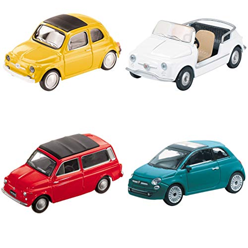 Mondo Motors - Feliz cumpleaños Fiat 500 - Coches de juguete de regalo para niños - Edad 3-6 años - Escala 1:43 - Réplicas Fiat 500-53211, colores surtidos, 1 pieza Mondo Motors - Feliz cumpleaños Fiat 500 - Coches de juguete de regalo para niños - Edad 3-6 años - Escala 1:43 - Réplicas Fiat 500-53211, colores surtidos, 1 pieza