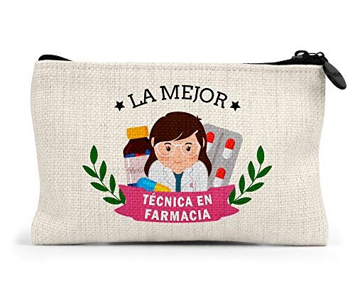 Monedero la Mejor Tecnica en Farmacia del Mundo Regalo Original Personalizado