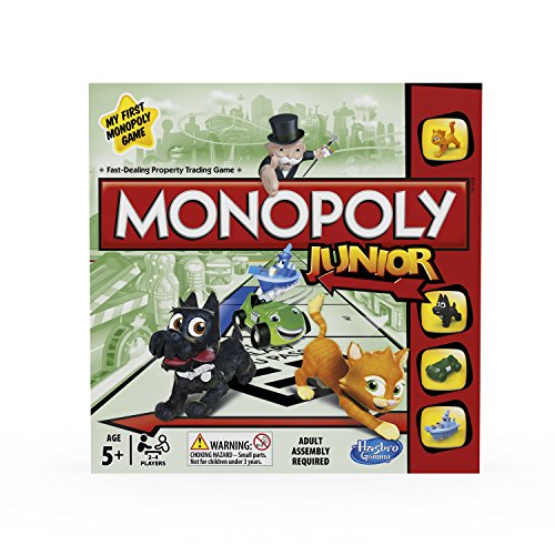 Monopoly Hasbro Gaming Junior, Juego de Mesa (versión en inglés) Monopoly Hasbro Gaming Junior, Juego de Mesa (versión en inglés)