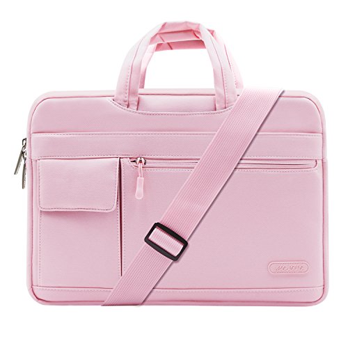 MOSISO Funda Protectora Compatible con 13-13.3 Pulgadas MacBook Air/MacBook Pro Retina/2019 Surface Laptop 3/Surface Book 2, Bolsa de Hombro Blanda Maletín Bandolera de Estilo Flap, Rosa MOSISO Funda Protectora Compatible con 13-13.3 Pulgadas MacBook Air/MacBook Pro Retina/2019 Surface Laptop 3/Surface Book 2, Bolsa de Hombro Blanda Maletín Bandolera de Estilo Flap, Rosa