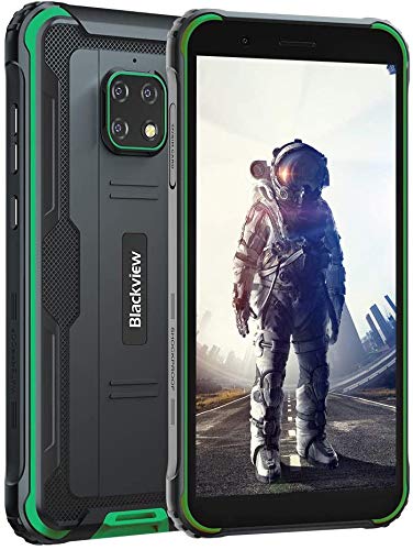 Móvil Resistente 4G, Blackview BV4900 Android 10 Impermeable Smartphone IP68, 5.7" HD+, Batería 5580mAh, 32GB+3GB (SD 128GB), 8MP+5MP, Teléfono Robusto, Dual SIM,GPS,NFC,OTG- Verde Móvil Resistente 4G, Blackview BV4900 Android 10 Impermeable Smartphone IP68, 5.7" HD+, Batería 5580mAh, 32GB+3GB (SD 128GB), 8MP+5MP, Teléfono Robusto, Dual SIM,GPS,NFC,OTG- Verde