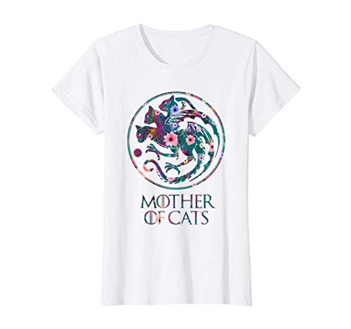 Mujer Madre de Gatos - Mother of Cats Camiseta