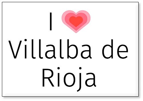 Mundus Souvenirs - Amo Villalba de Rioja, Imán para Nevera (diseño 3) Mundus Souvenirs - Amo Villalba de Rioja, Imán para Nevera (diseño 3)