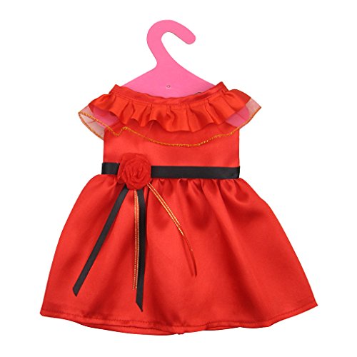 Muñecas Fashion Ropa Vestido Colorido de Paño para American Girl 18 Pulagdas - #7