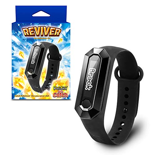 Muñequera táctil LED «Pocket Auto Catch REVIVER 2020» para Pokémon Go (alternativa para Go Plus | Impermeable y a prueba de polvo, desarrollada por Datel y fabricada por Brook) Muñequera táctil LED «Pocket Auto Catch REVIVER 2020» para Pokémon Go (alternativa para Go Plus | Impermeable y a prueba de polvo, desarrollada por Datel y fabricada por Brook)