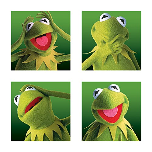 Muppets Lienzos Impresos, diseño de la Rana Gustavo, 40 x 40 cm, Multicolor Muppets Lienzos Impresos, diseño de la Rana Gustavo, 40 x 40 cm, Multicolor