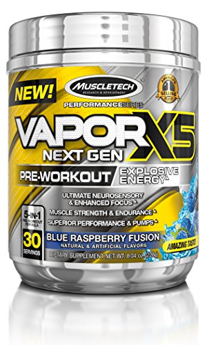 Muscletech Performance Series Vapor X5 Next Gen Blue Raspberry Fusion - 240 gr Muscletech Performance Series Vapor X5 Next Gen Blue Raspberry Fusion - 240 gr