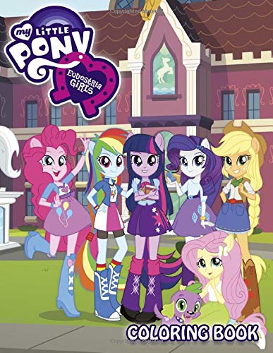 My Little Pony Equestria Girls Coloring Book: 34 Awesome Illustrations for Kids