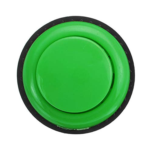 MYAMIA Botón Pulsador Corto Amarillo Rosa Verde De 28 Mm para Controlador De Consola De Juegos Arcade DIY-Verde