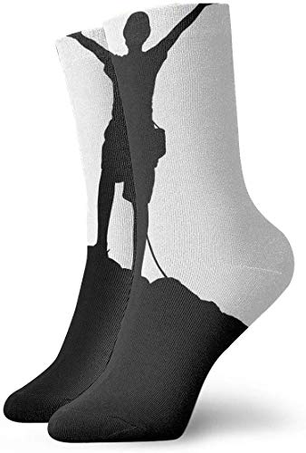 N\A Los mejores calcetines de compresión antideslizantes con silueta de escalador de roca, calcetines deportivos acogedores de 11,8 pulgadas para hombres, mujeres y niños N\A Los mejores calcetines de compresión antideslizantes con silueta de escalador de roca, calcetines deportivos acogedores de 11,8 pulgadas para hombres, mujeres y niños