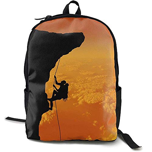 N/A Mochila de poliéster Ligero Mochila de Escalada en Roca Viaje de Aventura Bolsa de Viaje y Mochila de día - Mochila de Gran Capacidad antirrobo Multiusos