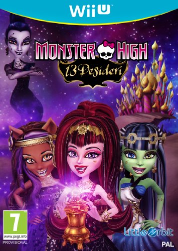 Namco Bandai Games Monster High 13 Wishes, Wii U - Juego (Wii U, Wii U, Rompecabezas, Game Machine Studios)